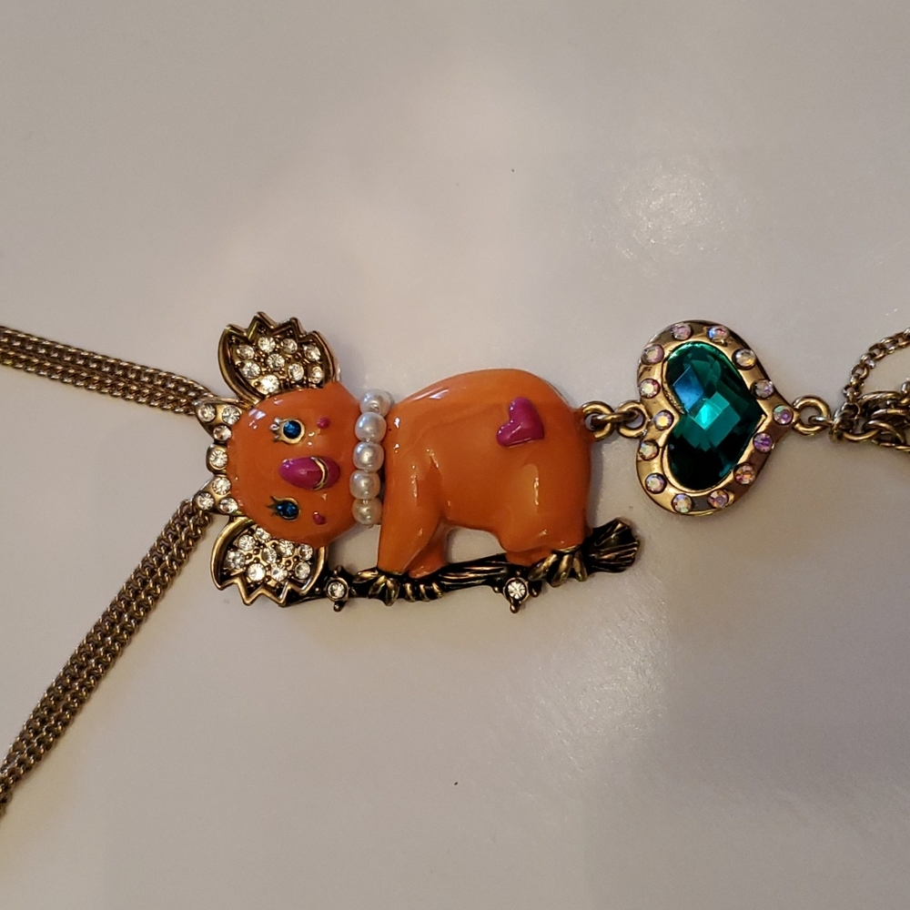 Kuala bear necklace by Betsey Johnson